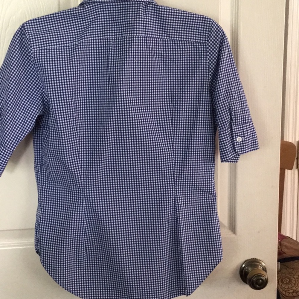 Blue & White Ralph Lauren Button Down - Picture 5 of 5